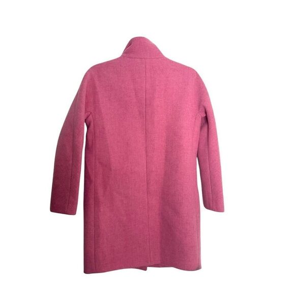 J.Crew Cocoon Bubblegum Pink Italian Stadium Cloth Wool Coat - Picture 6 of 11